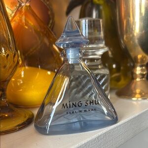 Vintage Blue Glass Perfume Bottle